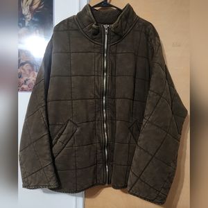 Free People Dolman Quilted Knit Jacket